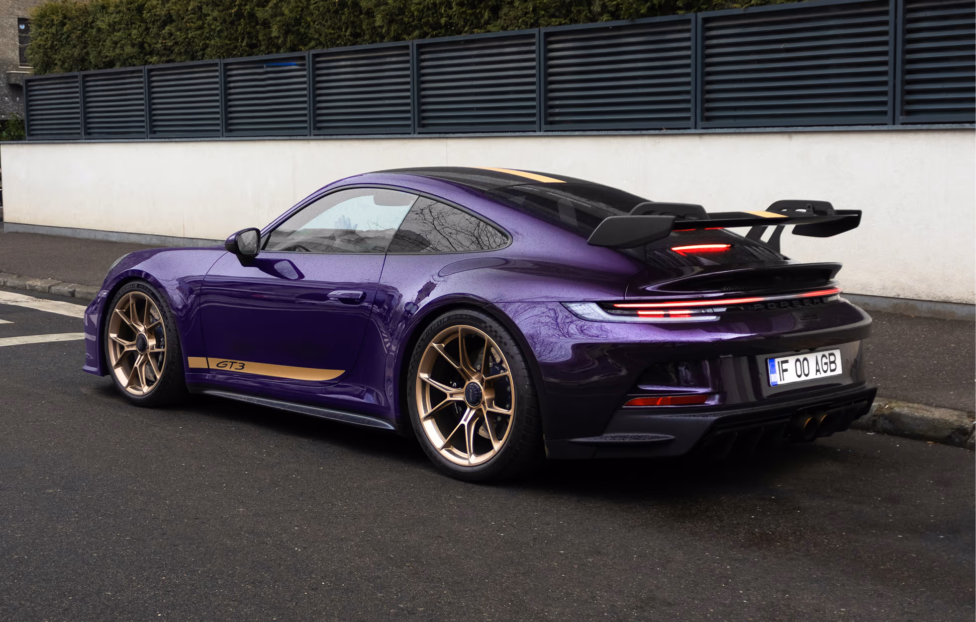 Porsche 911 on a road